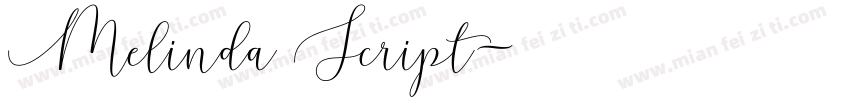 Melinda Script字体转换